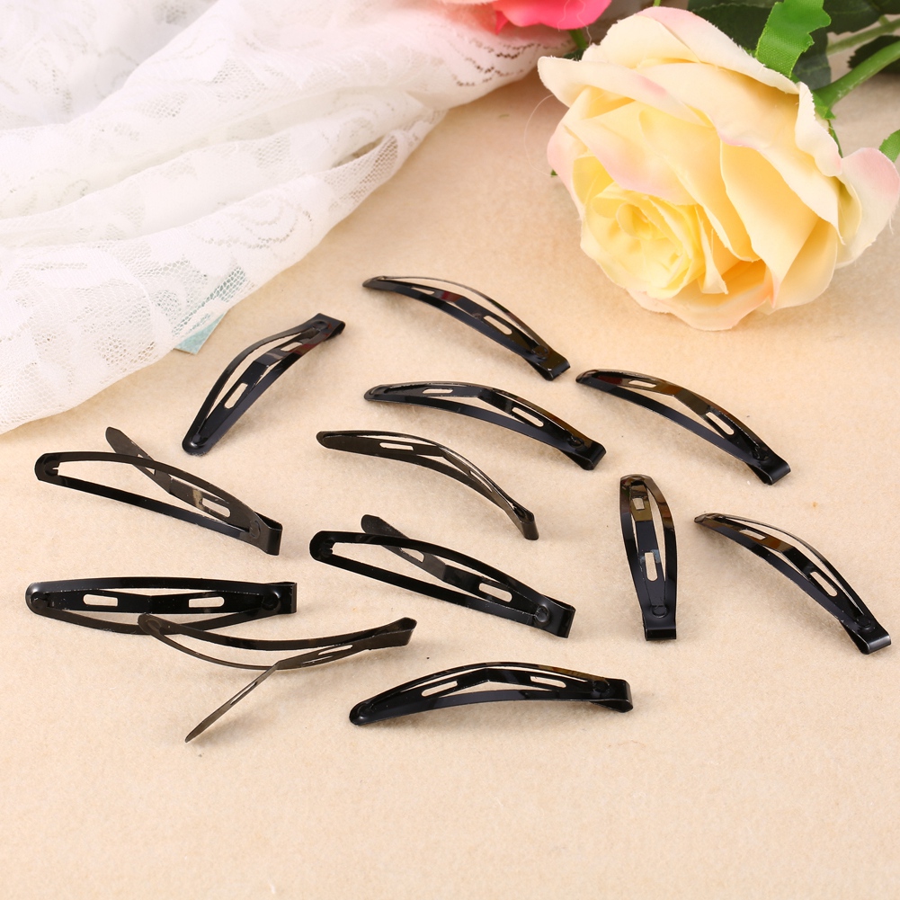 12PCS 2 Inch Baby Girls Hair Clips with Metal Snap Hairpin, Safe and Convenient for Daily and Travel Use, Wide Applications