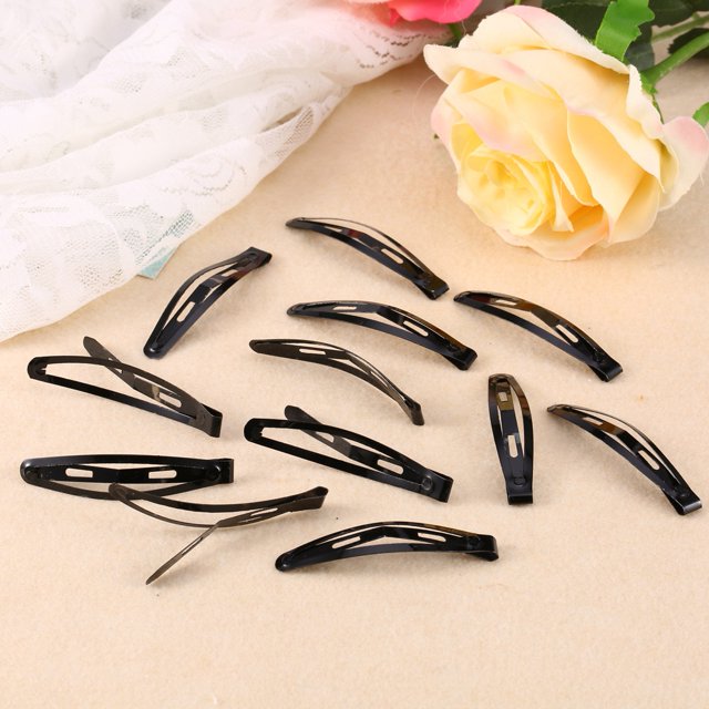 12PCS 2 Inch Baby Girls Hair Clips with Metal Snap Hairpin, Safe and Convenient for Daily and Travel Use, Wide Applications
