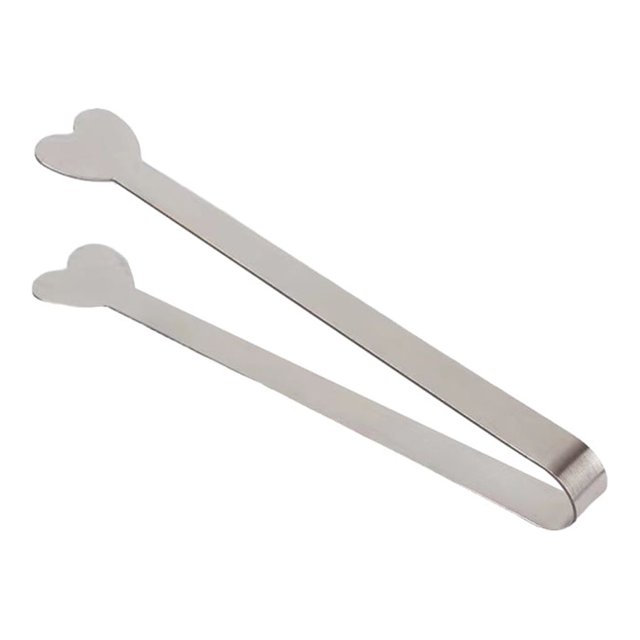 Decodeary Alimentaire Pinces Partie en Acier Inoxydable Servant des Clips de Cuisine Buffet Domestique Réutilisable en Plein Air Restaurant Tong Type 5 1Set