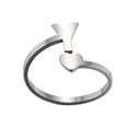 thumbnail image 3 of Fashion 26 English Letter Opening Rings Stainless Steel Girls Love Retro Jewelry, 3 of 9