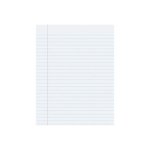 Writing Paper 500 Sht 8.5X11 3/8 In