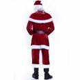 thumbnail image 2 of Adult Christmas Costume Santa Claus Suit Xmas Holiday Cosplay, 2 of 5