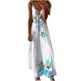 thumbnail image 1 of Birdeem Robes pour Femmes Mode Décontractée Confort Aguichant Imprimé Camisole Sans Manches Col en V, 1 of 12