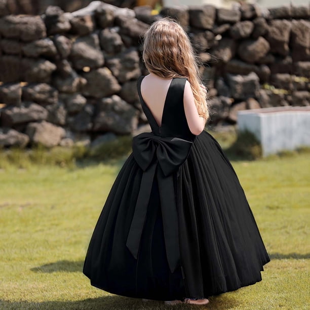 girls' black formal dresses for 12 year olds Kids Girl Kids Dresses Girls Girls Dress Birthday Princess Dress Girls Children'S Day Outfit 9-10 Essense of Australia #D2770
