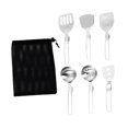 thumbnail image 3 of Almencla Camp Cooking Utensil Set Camping Kitchen Utensil Set for RV Camping Grilling 6Pcs, 3 of 8