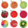 thumbnail image 3 of 3D Fruit Print Seat Cushion Soft Short Plush Pillow for Chair Orange,, 3 of 8