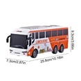 thumbnail image 3 of karymi Four Way LED Simulation Bus Children's Travel Bus Remote Control Bus Toy Car Model Toy Family Gifts Deal, 3 of 6
