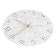 thumbnail image 1 of Silent Marble Wall Clock, Simple Creative Marble Wall Clock Stylish Light And Extravagant  For Home Furnishings For Bars For Wall Decoration For Cafes, 1 of 8