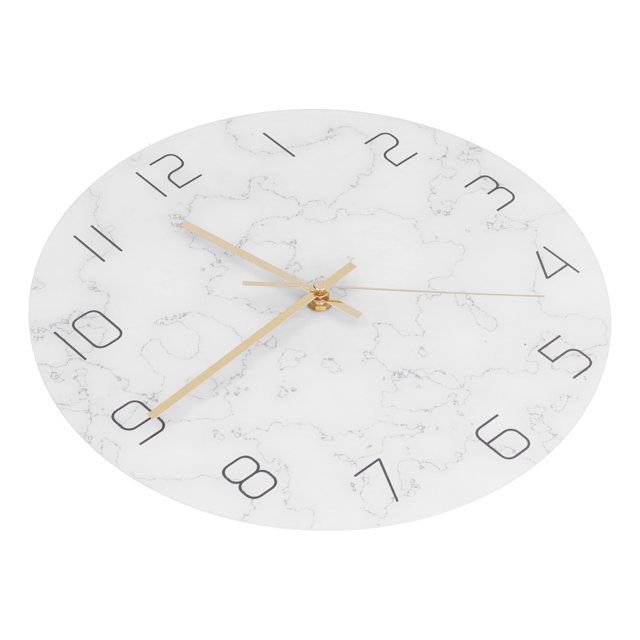 Silent Marble Wall Clock, Simple Creative Marble Wall Clock Stylish Light And Extravagant For Home Furnishings For Bars For Wall Decoration For Cafes
