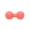 Living Coral, variant on Zenzation Double Mini Massage Ball - Black