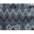thumbnail image 4 of oneOone Georgette Viscose Tissu Chevron & Tourbillon Ikat Tissu Imprimé BTY 42 Pouces de Large, 4 of 4