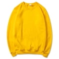thumbnail image 2 of vdgthytj Chandail à Col Rond pour Homme à Manches Longues, Basique, Couleur Unie, Chandails d'Automne en Molleton, Décontracté, Ample, Chandail à Enfiler, 2 of 3