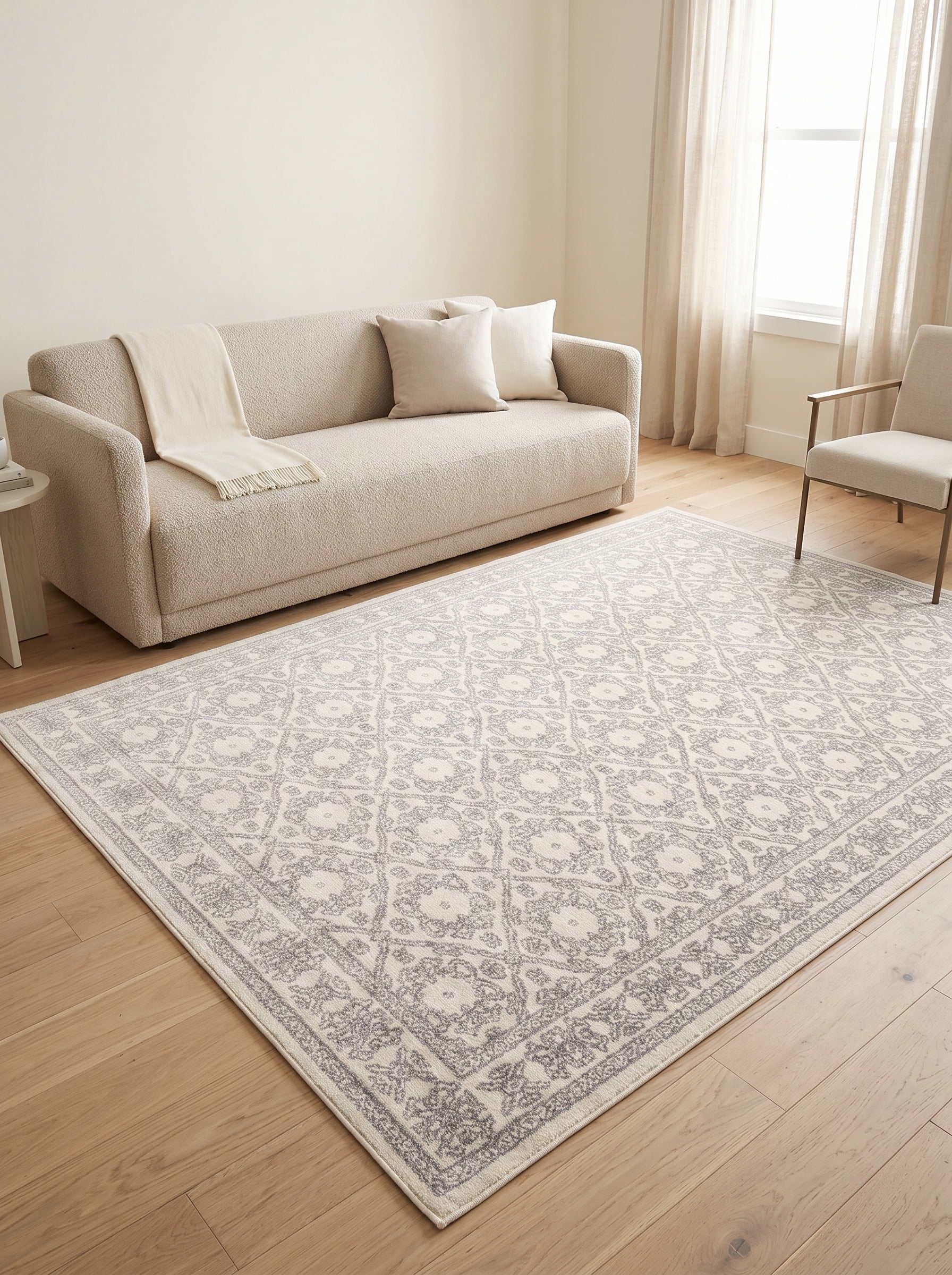ECARPET Area Rug for Dining Room, Living Room, Bedroom Emma Collection
