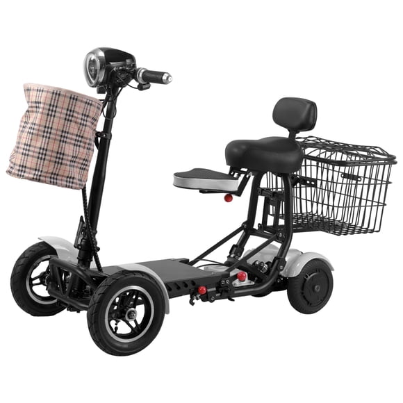 Foldable Portable Electric Scooter for Adults and Seniors with a Child Seat