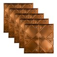 thumbnail image 1 of Great Lakes Tin Erie Copper 2ft x 2ft Nail Up Ceiling Tiles (5 Pack), 1 of 6