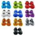 thumbnail image 4 of fastboy 4pcs / Ensemble Alliage d'Aluminium Nylon Roue Écrou de Blocage pour 1/10 Axial SCX10 Crawler Crawler S Durabilité Titane 1Set, 4 of 6