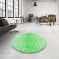 thumbnail image 4 of Ahgly Company Machine Washable Indoor Rectangle Transitional Green Area Rugs, 2' x 3', 4 of 7