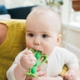 thumbnail image 3 of Dr. Brown's Teether + Training Toothbrush – Peapod, 3 months+, 3 of 5