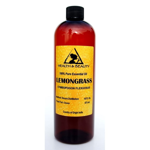 Lemongrass essential oil aromatherapy natural 100% pure 16 oz