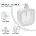 thumbnail image 2 of 300/500ml Refillable Dish Soap And Hand Soap Dispenser Bottle For Kitchen Sink Liquid Soap Dispenser With Pump Lotion Container, 2 of 11