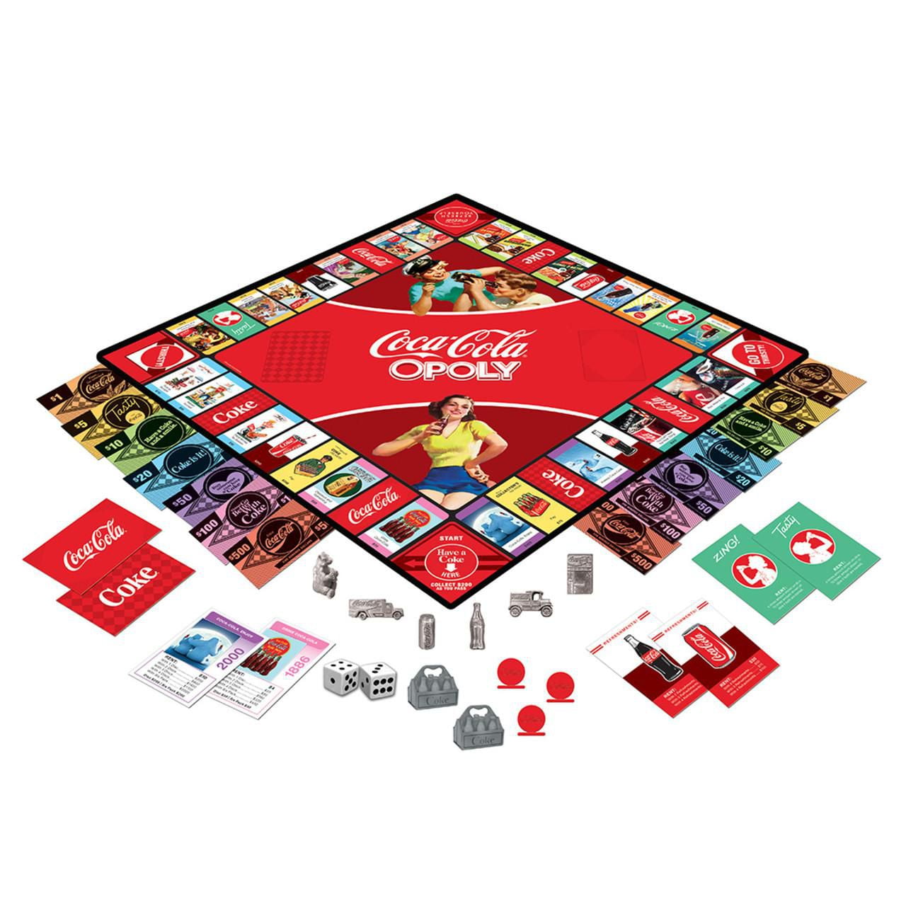 Masterpieces Puzzle Company Coca-Cola Opoly Jeu De Plateau