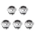 thumbnail image 1 of Unique Bargains M12x1.5mm Male Threaded Aluminum Air Compressor Oil Level Gauge Sight Glass 5Packs, 1 of 5