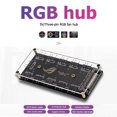 thumbnail image 2 of 10 Ports RGB Fan HUB Case for PC Computer Desktop 5V 3PIN ARGB Extension Splitter SATA Power Adapter for Gigabyte MSI ASUS 5V 3PIN, 2 of 6