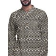 thumbnail image 4 of Atasi Ensemble de Pyjama Kurta Ethnique Imprimé pour Fête d'Été Kurta Pyjama pour Hommes, 4 of 4