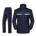 thumbnail image 1 of Sentmoon 2 Pieces Set Rain Suits for Men Waterproof and Rain Pants with Hood Long Sleeve Rain Gear for Men Waterproof Packable Reflective Rain Jacket Women Waterproof for Outdoor XXL, 1 of 6