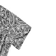 thumbnail image 5 of Mefallenssiah Robe Décontractée Ample à Imprimé pour Femme à Manches Courtes, Col en V, avec Ceinture, 5 of 5