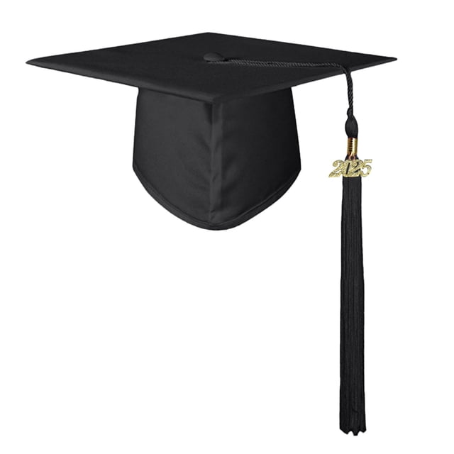 MIASHUI Kids Kindergarten Graduation Caps with Tassel Preschool Uniform Accessories,Black,S