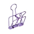 thumbnail image 1 of pitrice 20 Pieces Metal Paper Clip Electroplated Solid Color Replacement Home School Examination Papers Clips Accessories Purple 25mm, 1 of 9
