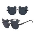 thumbnail image 4 of Lttoisl Lunettes de Soleil Polarisées pour Enfants KidzStyle Protection UV400, Design Mignon d'Ourson Dessin Animé, Monture PC Flexible, Lunettes d'Extérieur pour Tout-Petits Garçons Filles, Âges 2-8, 4 of 8
