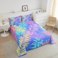 thumbnail image 4 of Erosebridal Botanical Palm Tree Comforter Sets, Tropical Leaf Comforters & Duvets, Reversible 2-Piece, 4 of 8