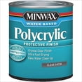 thumbnail image 1 of 1 qt Minwax 63333 Clear Polycrylic Water-Based Protective Finish Satin, 1 of 4