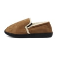 thumbnail image 2 of SLM Men's Faux Suede Slip on Terry Lined  Slipper House Shoes, 2 of 2