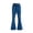 Sky Blue, variant on jovati High Waist Jeans for Women Womens Large Size Lacing Jeans High Waist Stretch Slim Sexy Flare Pants Women Jeans High Waist High Waist Pants for Women Womens Jeans Size 14
