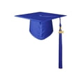 thumbnail image 1 of GDREDA Sun Hat Men Graduation Hat School Unisex Student Graduation Cap For Adult，Blue, 1 of 4