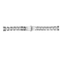 thumbnail image 3 of Metal Watch Band, Double Button Adjustable Length Deployment Clasp Quick Release Stainless Steel Watchband  For Women Silver, 3 of 8