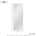 thumbnail image 4 of NeuType Full Length Floor Mirror Rectangular Gold 44"x16", 4 of 7