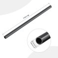 thumbnail image 2 of Uxcell Rigid Round Pipe Black High Impact for Water Pipe 0.61 x 0.79", 2 of 6