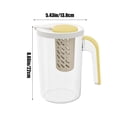 thumbnail image 3 of Yellow 2L Leakproof Water Kettle With Easy-Pour Spout Bpa-Free Plastic Pitcher For Iced Tea Infused Water Juice Storage #3uj9E, 3 of 6