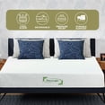 thumbnail image 3 of ViscoLogic Gemini 12 Inch Queen Mattress With Cooling Gel Medium Firm Foam For Sleep Cooler, CertiPUR-US® Certified Foam, Mattress in a Box, 3 of 6