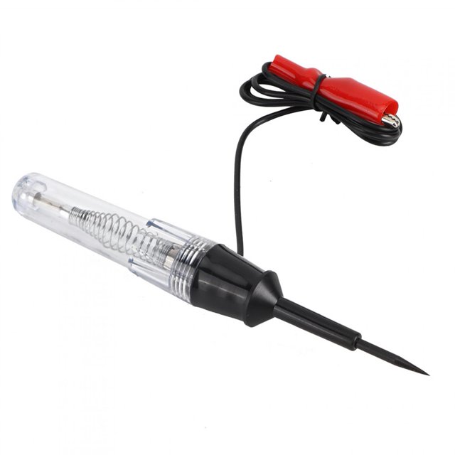 Car Test Pen Car Tester Pen Car Electrical Tester Pen Car Circuit Tester Pen 6-12V Car Auto Electrical Voltage Test Pen Light Lamp Circuit Tester Detector Probe