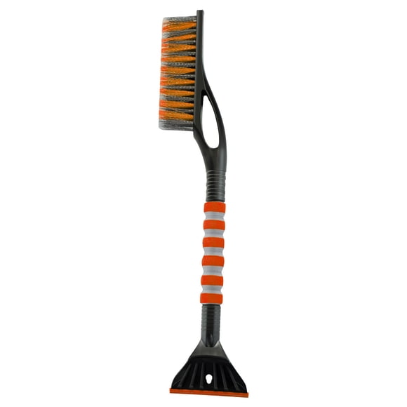 Extendable Snow Brush and Ice Scraper, 2-in-1 Snow Brush for Car,270°Pivoting Snow Scraper Brush for Car Windshield, Telescoping Ice Scraper, Foam Grip, Heavy Duty Snow Remover for Cars, Trucks