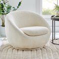 thumbnail image 1 of Better Homes & Gardens Mira Swivel Chair, Cream, 1 of 10