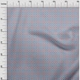 thumbnail image 3 of oneOone Rayon Medium Blue Fabric Asian Ikat Sewing Material Print Fabric by The Yard 56 Inch Wide, 3 of 4