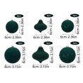 thumbnail image 2 of Velvet Christmas Balls 25pcs Flocked Christmas Tree Ornaments Assortment For Xmas Tree Holiday Decor, 2 of 4