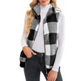 thumbnail image 2 of Innerwin Waistcoat Zip Up Ladies Fleece Vest Work Sleeveless Lightweight Sherpa Jacket Black M, 2 of 6