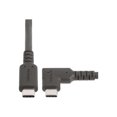 thumbnail image 3 of StarTech.com Câble USB-C Robuste à Angle Droit de 6 Pi (2 m), USB 3.2 Gen 1 (5 Gbps), Câble de Transfert de Données USB-C vers C, Mode Alt DP 4K 60 Hz, Alimentation 100 W - Câble USB-C à 90 Degrés (RUSB315CC2MBR) - Câble USB - 24 Broches USB-C (m) Droit vers 24 Broches USB-C (m) à Angle Droit - USB 3.2 Gen 1 -, 3 of 15